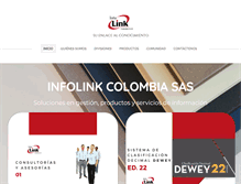 Tablet Screenshot of infolinkcolombia.com.co